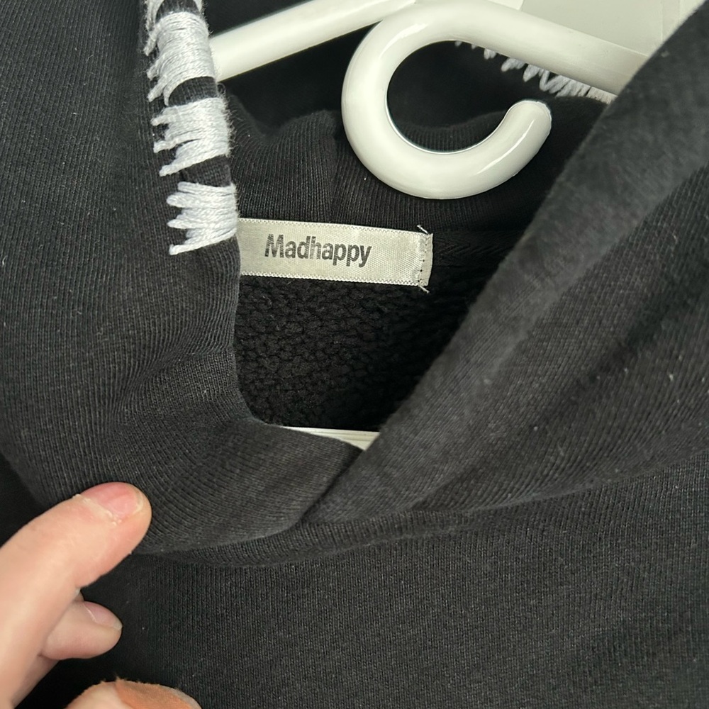 Madhappy Black Logo Pullover Hoodie - Picture 4 of 6